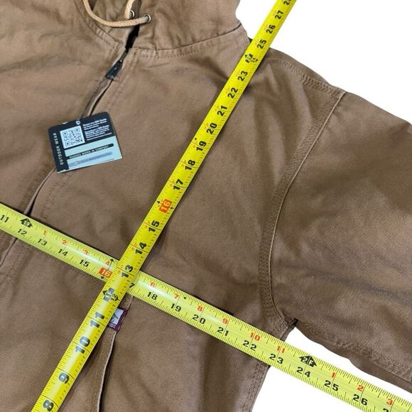 DRI DUCK Cheyenne Boulder Cloth Hooded Jacket with Tricot Quilt Lining Medium - Picture 9 of 10